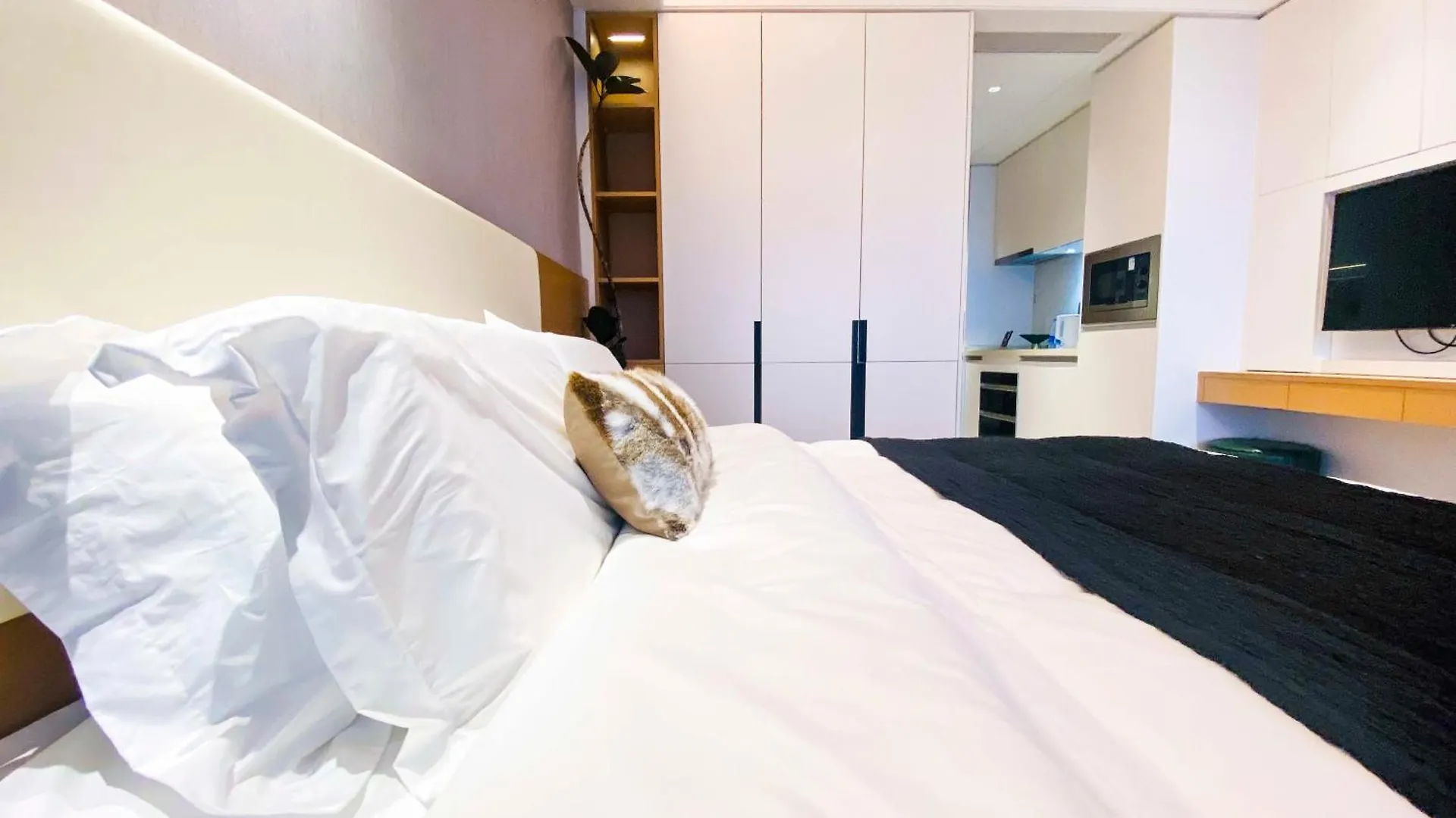 מלון דירות Rho Hotel柔居shenzhen International Convention And Exhibition Center