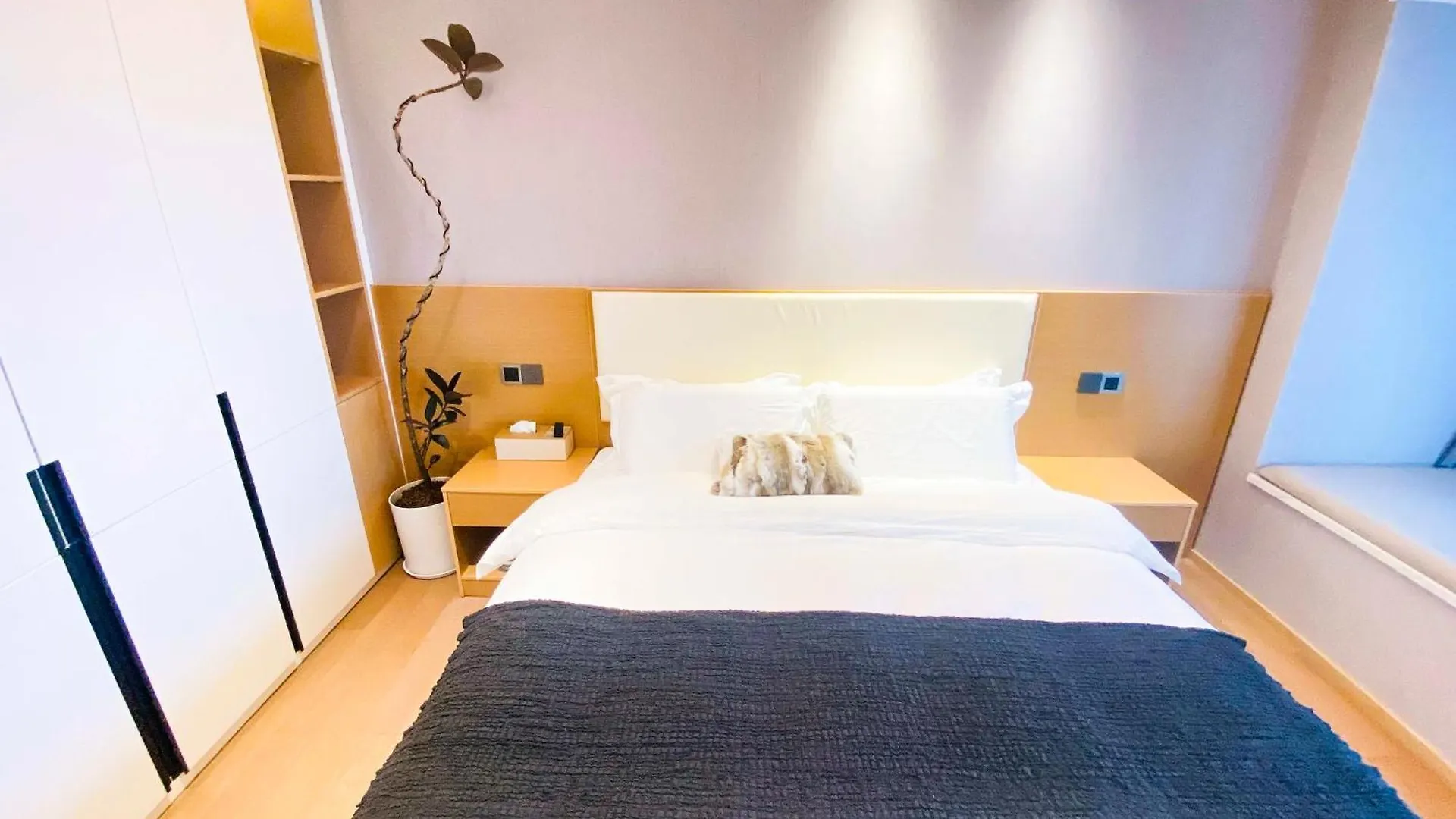 מלון דירות Rho Hotel柔居shenzhen International Convention And Exhibition Center