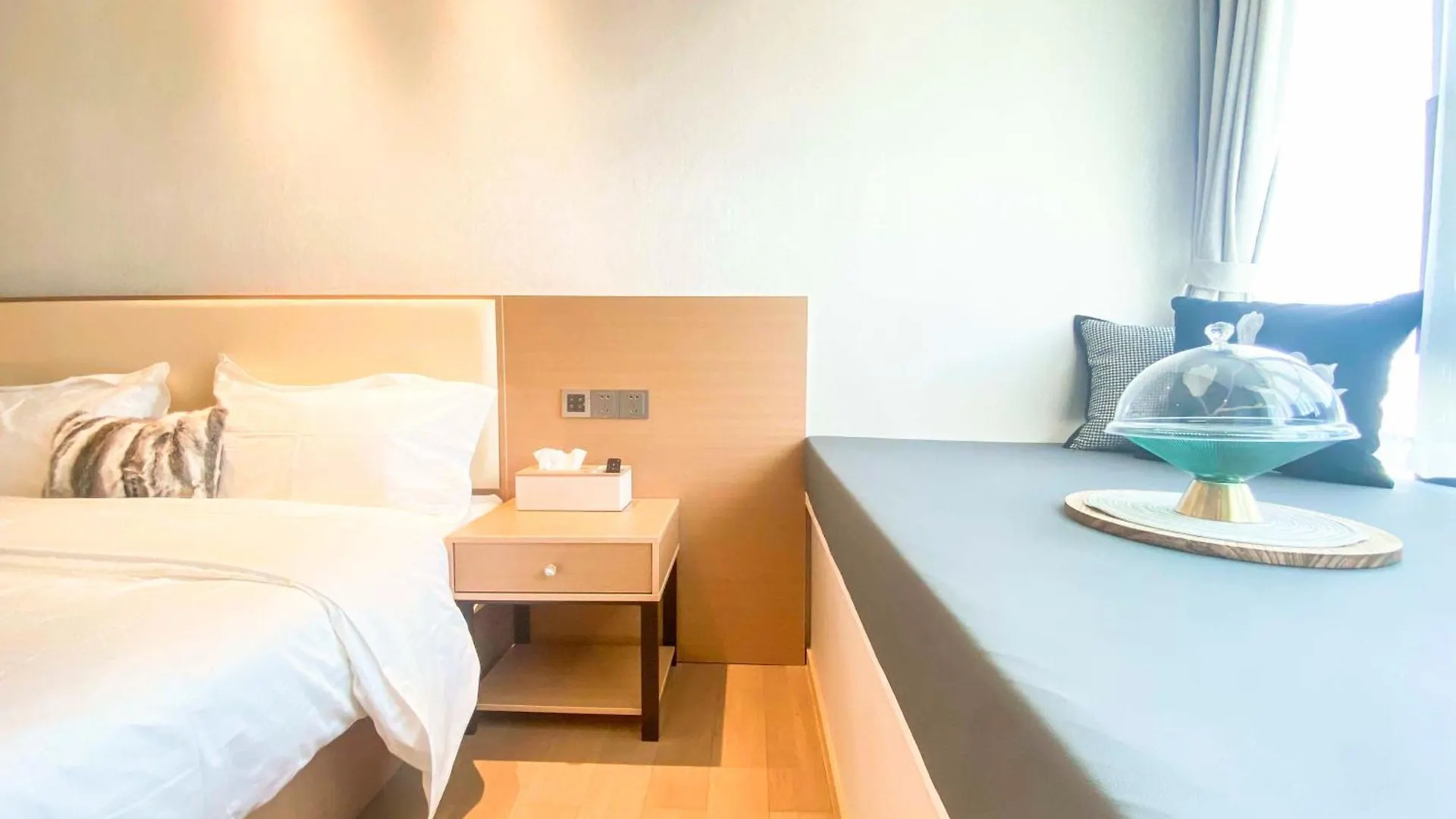 מלון דירות Rho Hotel柔居shenzhen International Convention And Exhibition Center